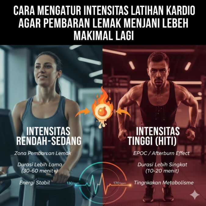 Cara Mengatur Intensitas Latihan Kardio Agar Pembakaran Lemak Menjadi Lebih Maksimal Lagi