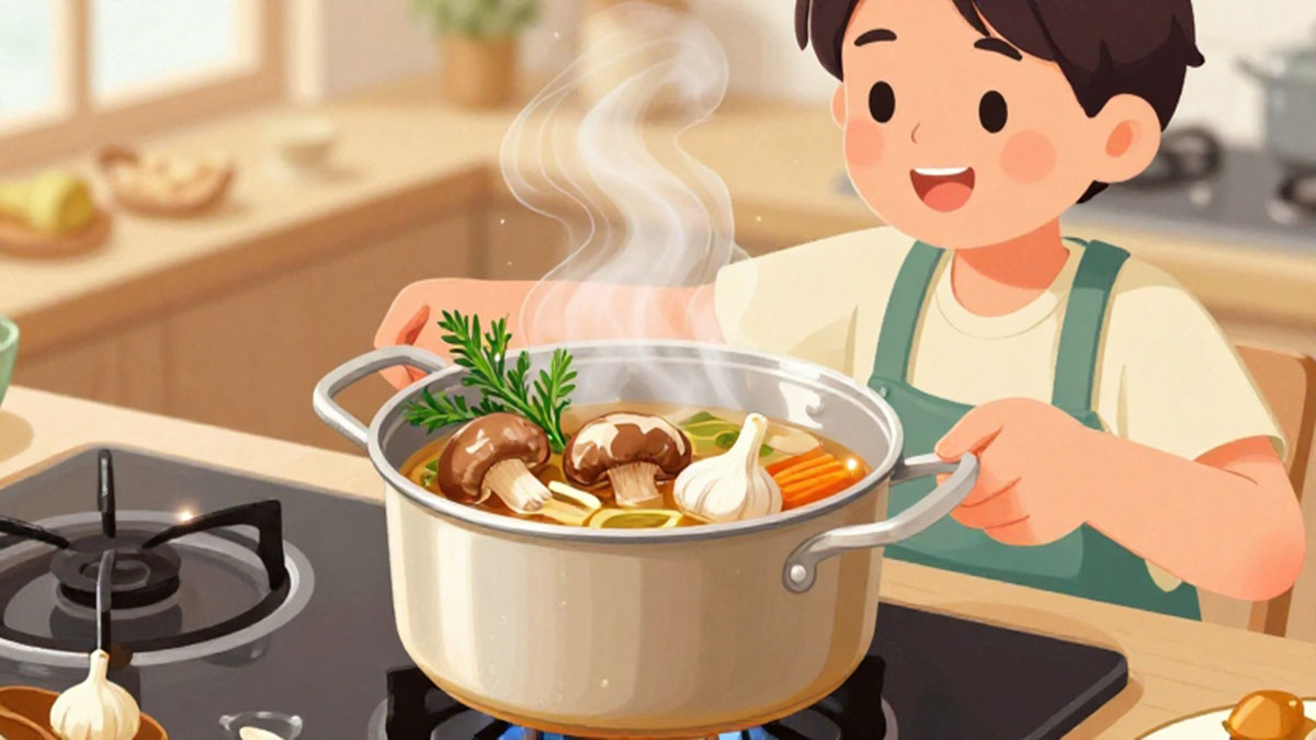 Cara-Membuat-Kaldu-Jamur-Alami-Sebagai-Pengganti-Mcin-Yang-Lebih-Sehat