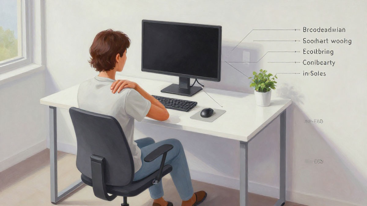 Tips-Mengatur-Ergonomi-Meja-Kerja-untuk-Mencegah-Sakit-Bahu